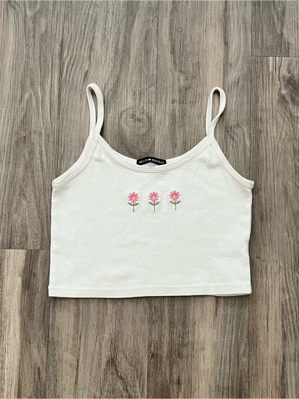 Brandy Melville Flower tank top | One Size